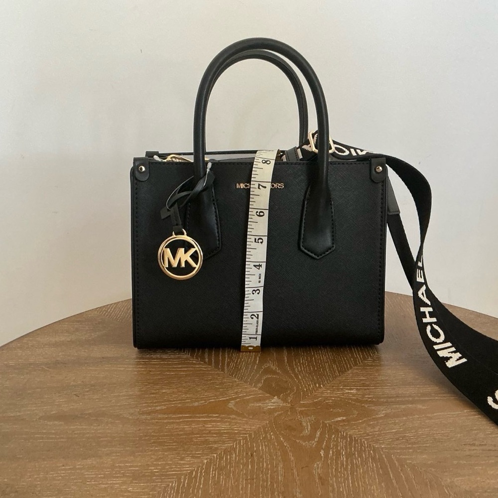 Michael Kors Small Structured Satchel Top Handle Crossbody - Picture 3 of 7